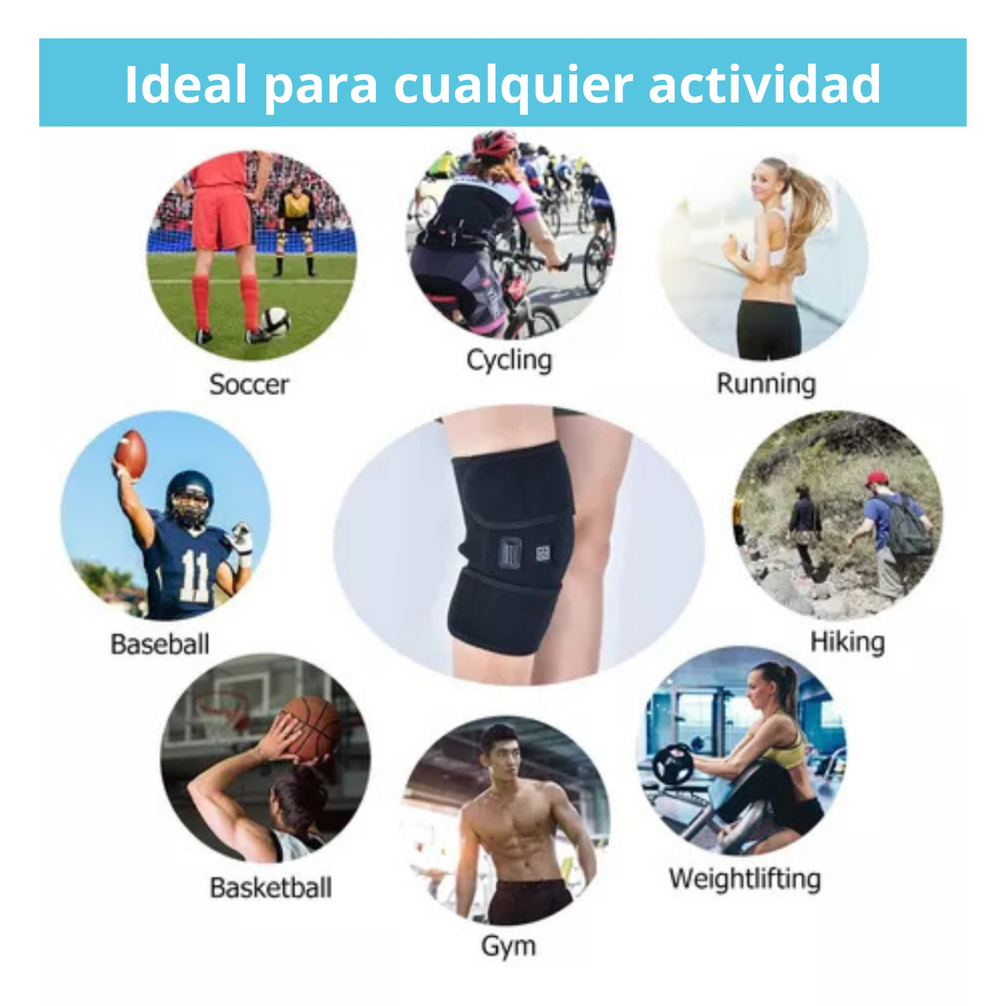 Rodillera Terapéutica de Calor