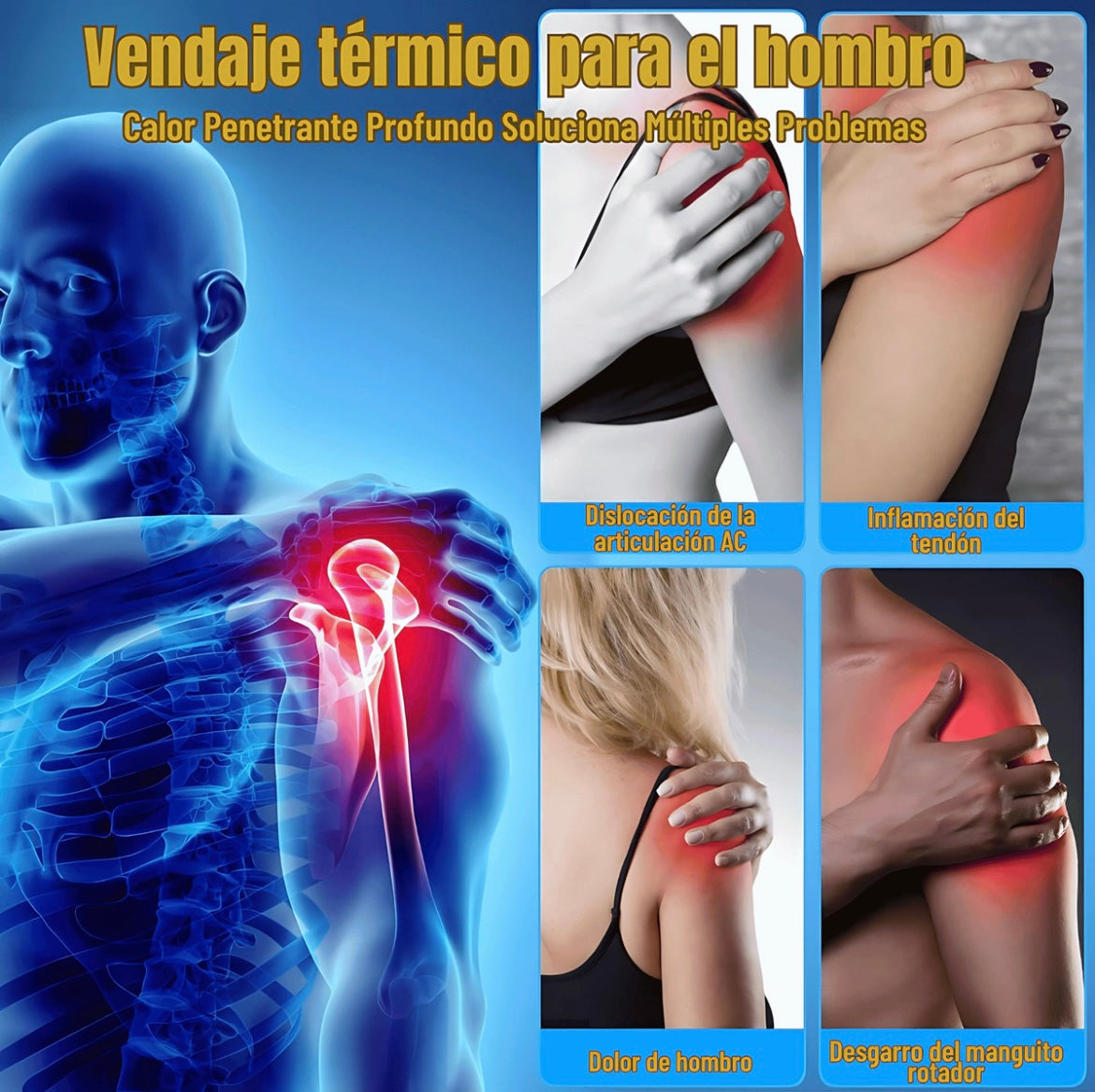 Hombrera Terapéutica de Calor