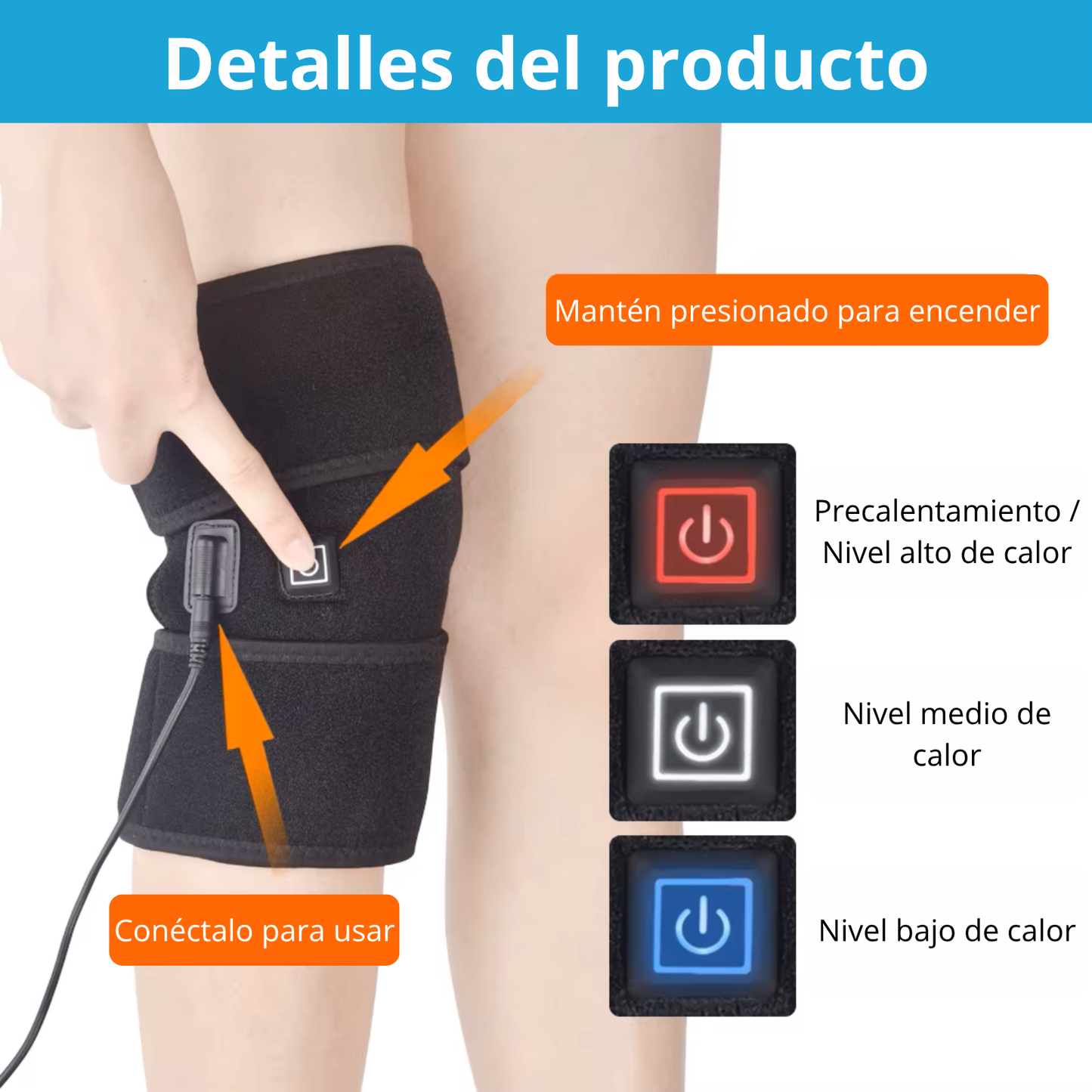 Rodillera Terapéutica de Calor